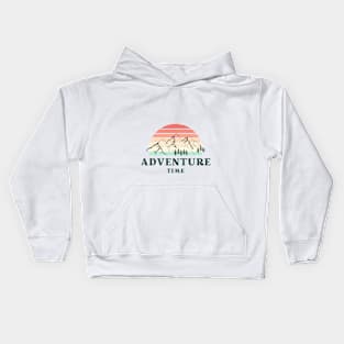 Time for adventure Let's Go!! Kids Hoodie